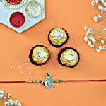 Bal Krishna Rakhi With 3 Pcs Ferrero Rocher Uae Gift Bal Krishna