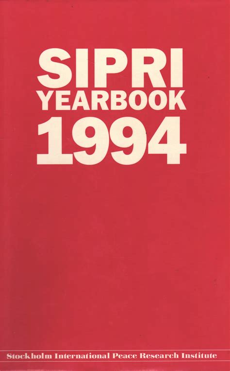 SIPRI Yearbook 1994 | SIPRI