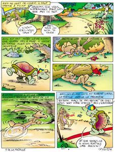 fables BD Poeme enfant Lievre et la tortue Stratégies de lecture