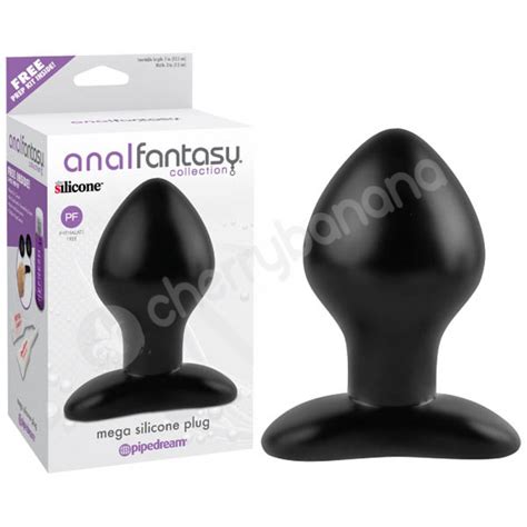 Anal Fantasy Collection Mega Silicone Plug By Pipedream Cherry Banana