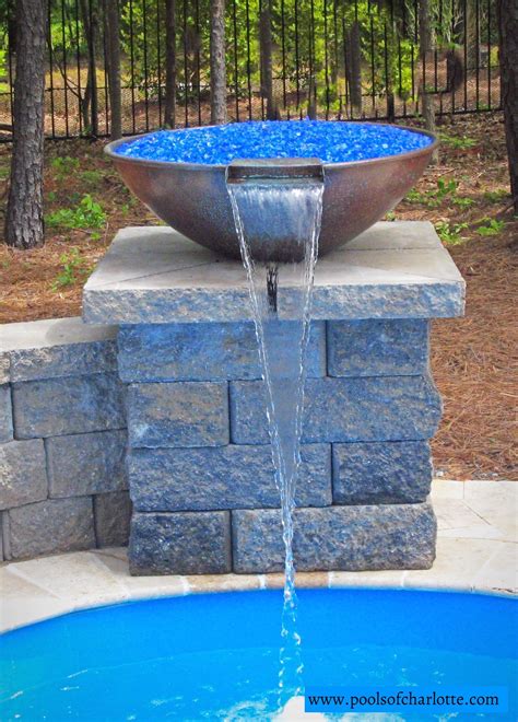 Pond Fountains Pamico Pool Waterfall Fountain Stainless Steel Fountain