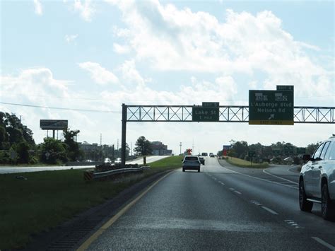 Louisiana Interstate 210 Eastbound Cross Country Roads
