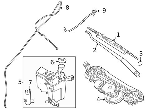 2020-2021 Nissan Versa Washer Nozzle 28933-5EF0A | TascaParts.com