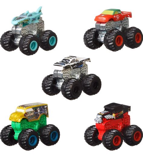 Juego De Vehículos De Juguete Hot Wheels Monster Trucks Para Niños A Partir De Años A Más