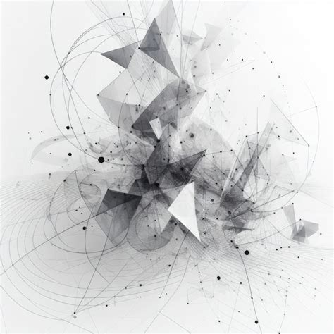 Premium AI Image | Unveiling Geometry Abstract Artistic Wonders