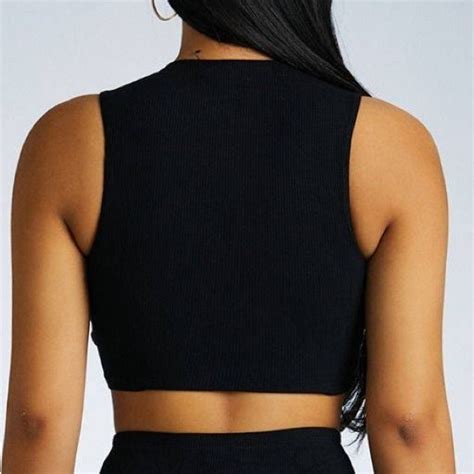 Naked Wardrobe Tops Naked Wardrobe Zip It Down Ribbed Tank Poshmark