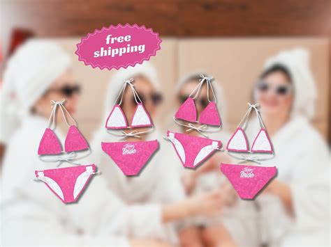 Team Bride Bikini Set Bride Squad Bikini Bride Tribe Swimsuit Bachelorette Accessories Summer