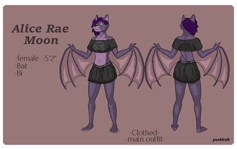 Alice Rae Moon Ref Sheet Clothed By Punkfruit Hentai Foundry