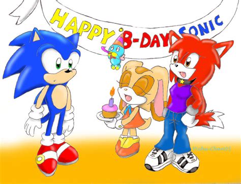Happy Birthday Sonic By Pichu Chan05 On Deviantart