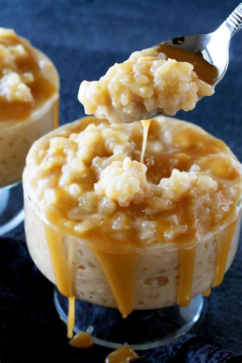 Salted Caramel Rice Pudding Cafe Delites