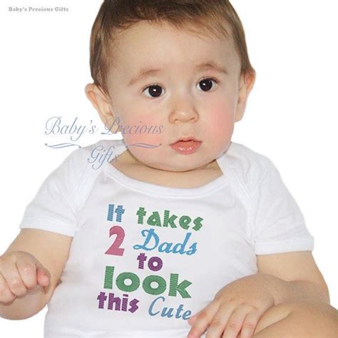 Gay Dads Baby Boy Clothes Embroidery It By Babyspreciousgifts Baby Boy Outfits Dad Baby Baby Boy