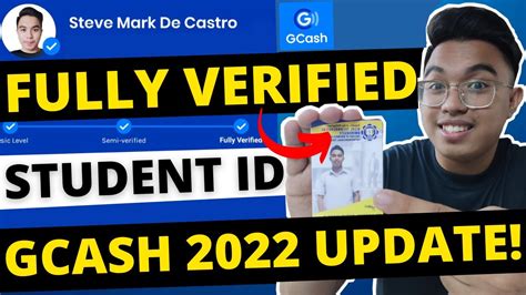 Gcash Fully Verified Using Student Id 2022 L How To Verify Gcash