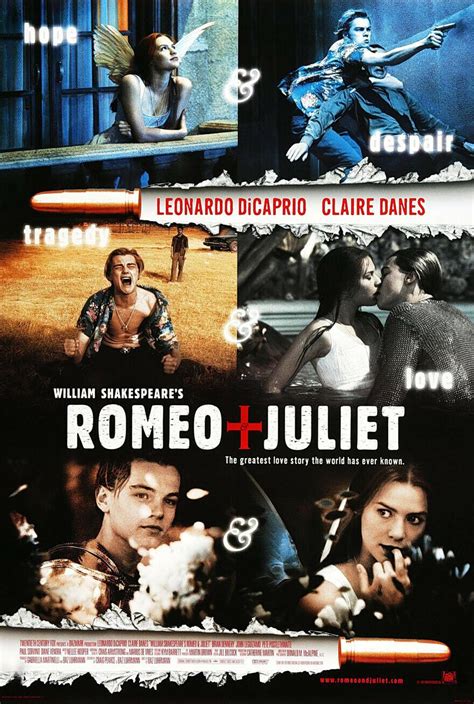 ROMEO AND JULIET MOVIE POSTER 2 Sided ORIGINAL INTL VF 27x40 LEONARDO ...