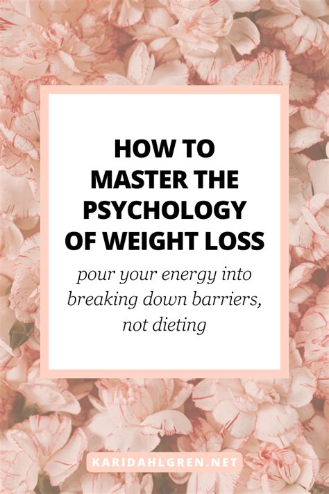 Psychology Of Weight Loss How To Master Your Mindset