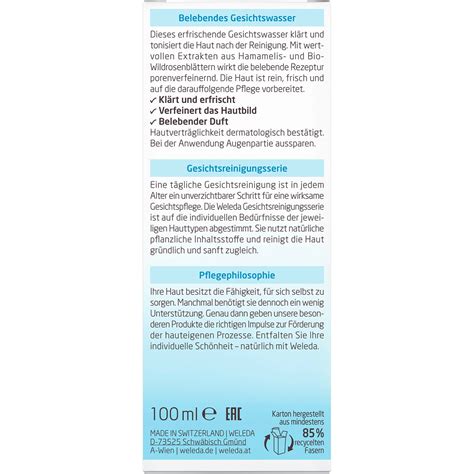 Weleda Belebendes Gesichtswasser 100 ml - shop-apotheke.at