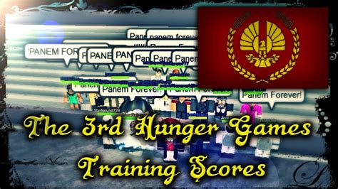 The 3rd Hunger Games Training Scores Youtube