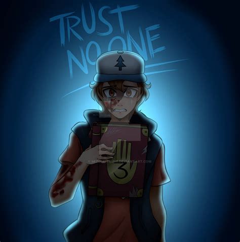 Trust No One Dipper Redraw By Mizu Kitsune On Deviantart