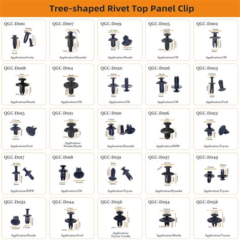 Auto Interior Door Pushing Expansion Buckle Plastic Nylon Car Clip