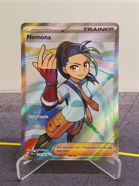 NEMONA 229 091 Ultra Rare Full Art Trainer Köp på Tradera