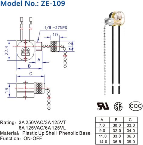 Buy Pull Chain Switch Zing Ear Ze 109 2 Wire Single Circuit Pull Chain