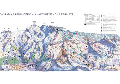 Cervinia Ski Trail Map Free Download