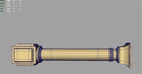 simple column  model flatpyramid