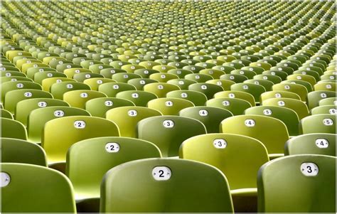 Cody Evans The Repetition Of Stadium Chairs Works Perfectly With The