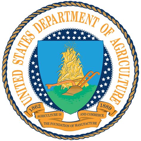 Department Of Agriculture Usda Seal Logo United States 48187651 Vector