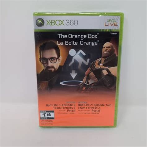 The Orange Box (Microsoft Xbox 360, 2007) Brand New Sealed - Half Life ...
