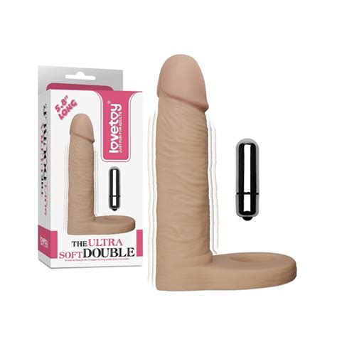 Dildo Vibrador con Anillo para Doble Penetración Sex Shop Bésame