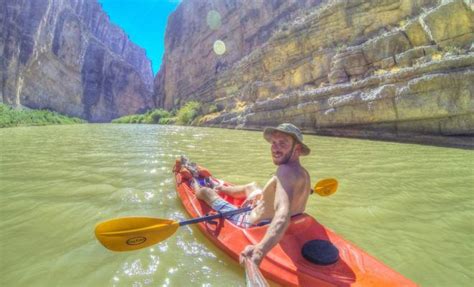 Kayak Santa Elena Canyon In Big Bend For Amazing Texas Beauty Big