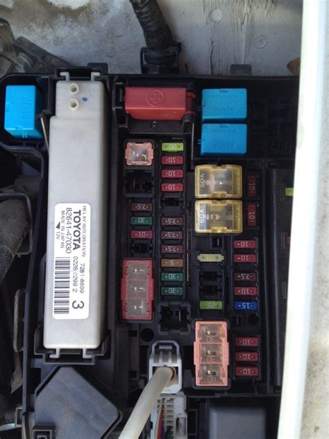 Fuse Box Diagram Toyota Prius 30 And Relay With Assignment And Location
