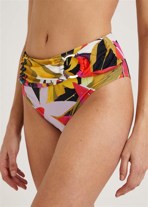 Et Vous Multicoloured Floral Bikini Bottoms Matalan