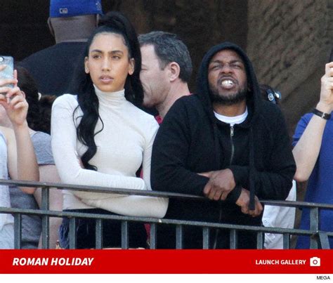 Kendrick Lamar Hits Vatican City w/ Fiancee