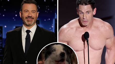 Jimmy Kimmel Unpacks Oscars Naked Cena Panic Trump Tantrum Missing Messi