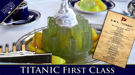 Dining First Class on the RMS Titanic - Vegan Chef School