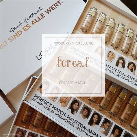 Loréal Paris Perfect Match 29 Nuancen Swatches Werbung