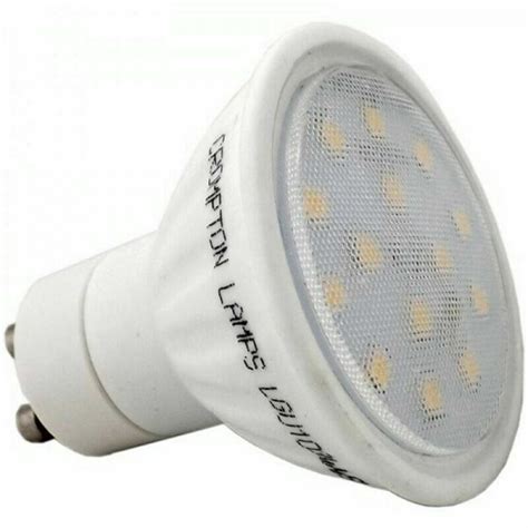 Crompton Lgu10 3w Smd Led Gu10 Down Light Bulb 6000k Limited