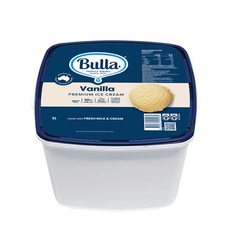 Bulla Ice Cream Chocolate 10l Bulla Foodservice