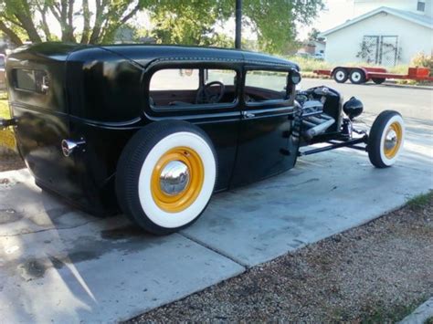 Model A Sedan Rat Rod Hot Rod Street Rod Chopped Bagged