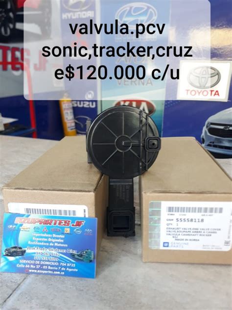 Valvula Pcv Sonic Tracker Cruze Azupartes Repuestos Para Hyundai