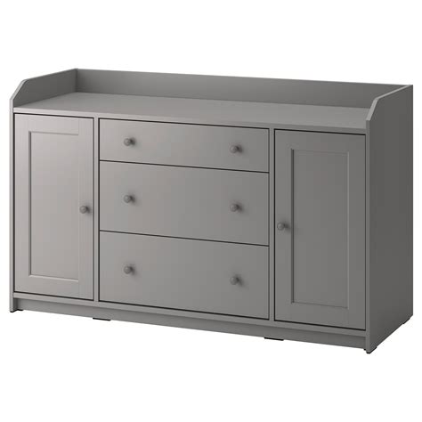 Hauga Sideboard Grey Ikea