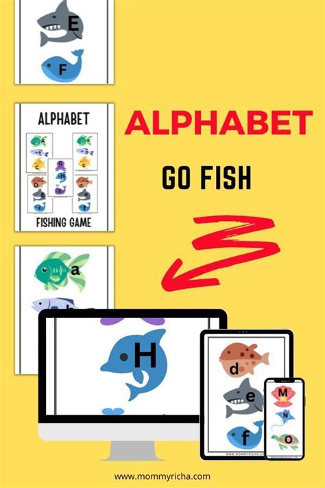 Alphabet Fishing Game Alphabet Letter Recognition F Alphabet