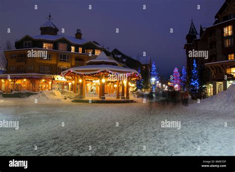 Whistler Village British Columbia Stock Photo Alamy
