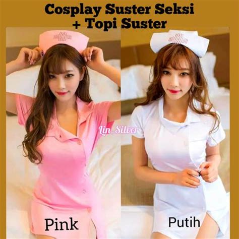 Jual Lingerie Cosplay Kostum Suster Perawat Nurse Seksi Impory Putih Kab Tangerang