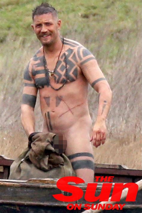 Model Of The Day Actor Tom Hardy Naked On Set Of Taboo Pics Video Via The Sun Daily Squirt