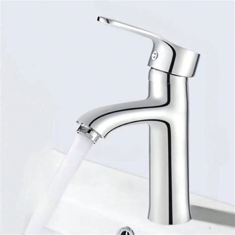 All Copper Bathroom Faucet Cold And Hot Water Mixer Tap For Basin Sink Countertop Installation