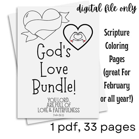 Bible Verse Coloring, Bible Valentine, Valentine's, Bible Coloring ...