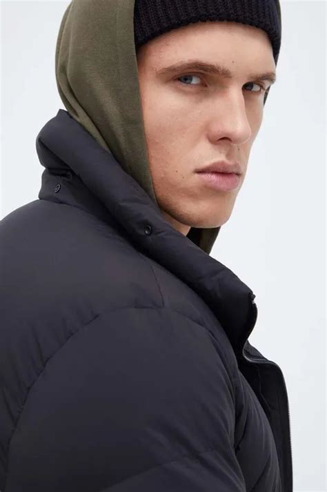 Jack Wolfskin kurtka puchowa męska kolor czarny zimowa | Answear.com