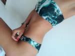ZAFUL Abstract Bandeau Bikini Set In BLACK ZAFUL 2024